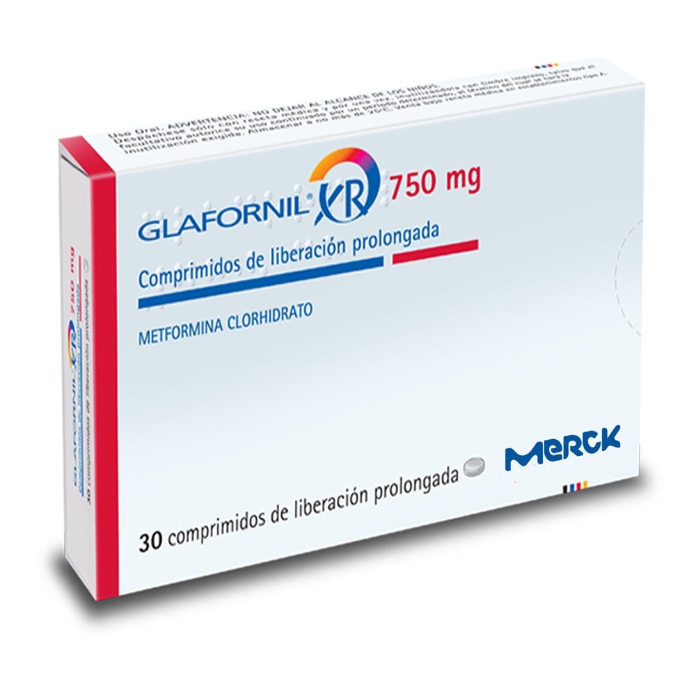 Glafornil Xr Comprimidos 750 mg x 30 (Metformina)