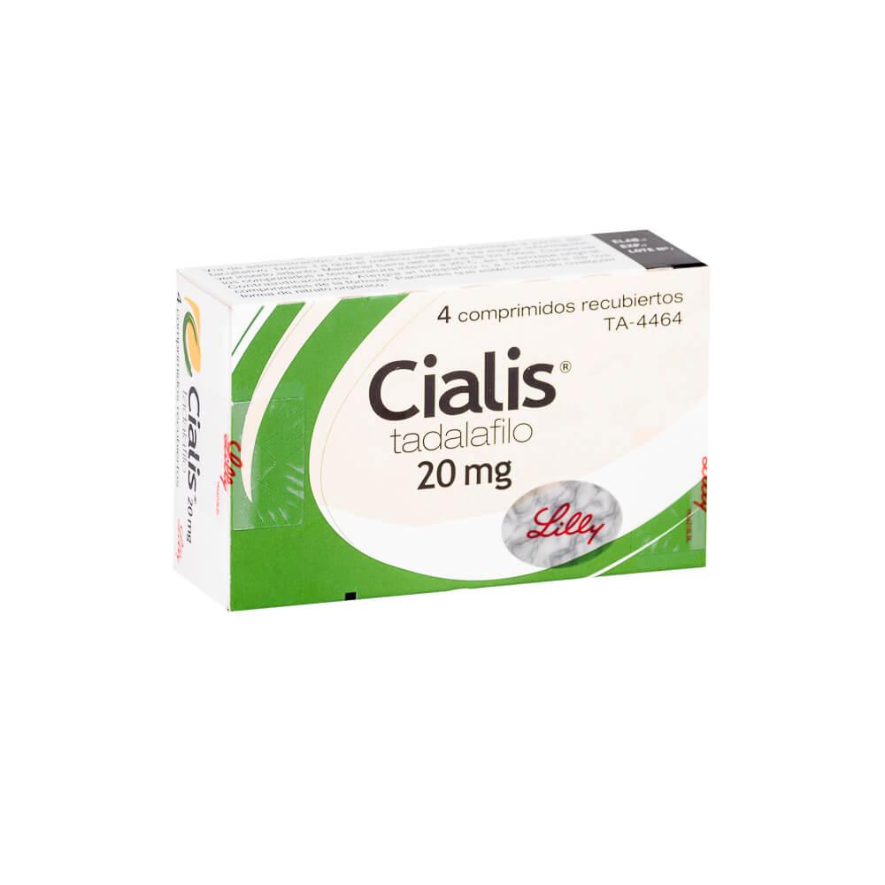 Cialis Comprimidos 20 mg x 4 (Tadalafilo)