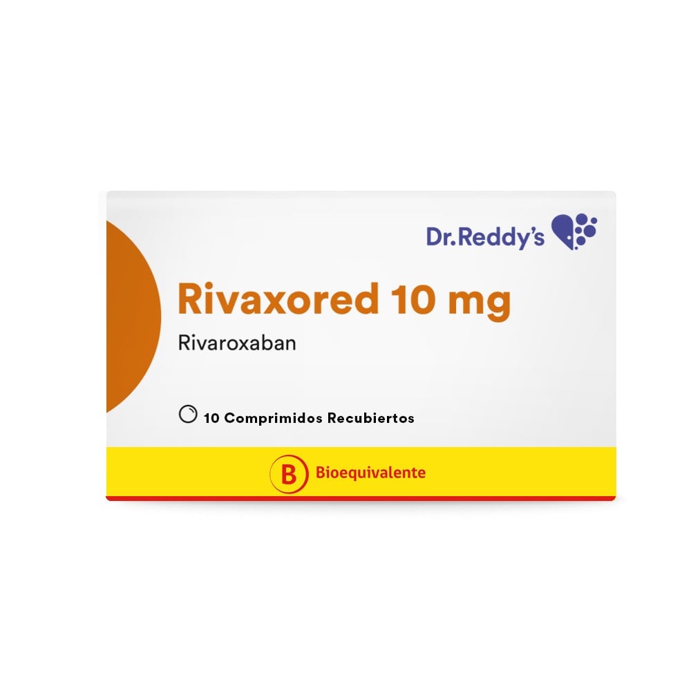 Rivaxored Comprimidos 10 mg x 10 (Rivaroxaban)