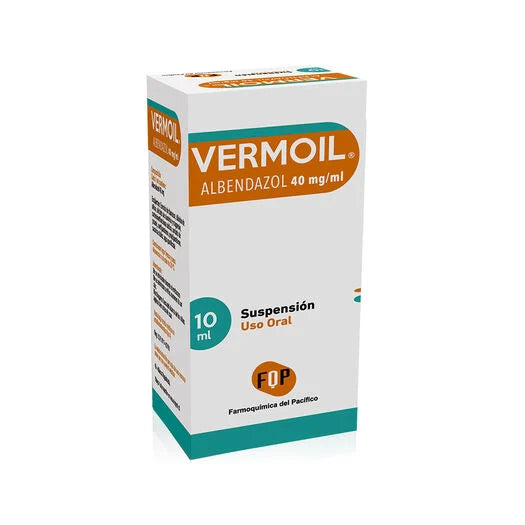 Vermoil Sus 40mg/ml x 10 ml (Albendazol)