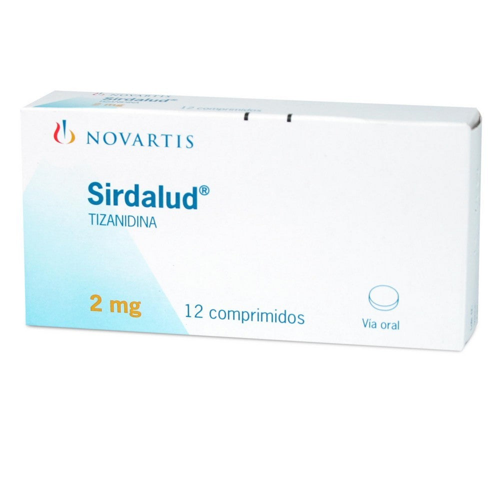 Sirdalud Comprimidos 2 mg x 12 (Tizanidina)