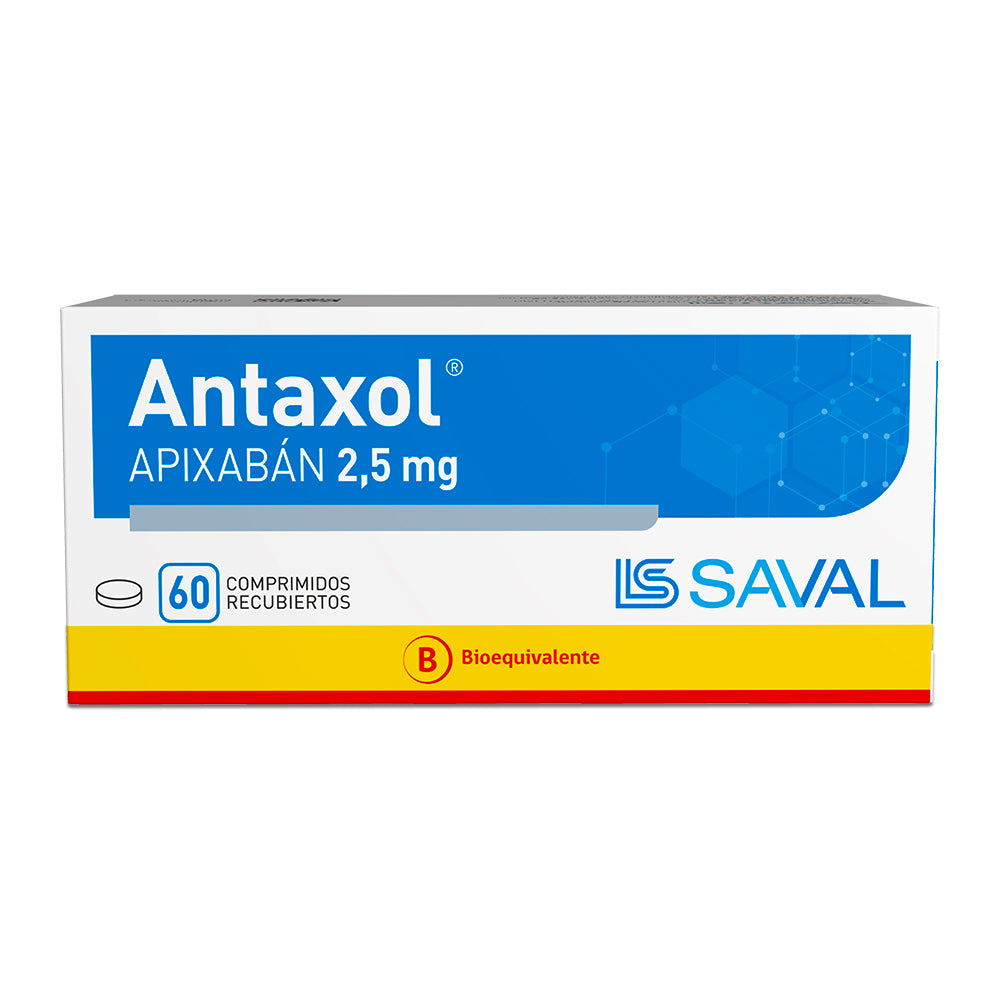 Antaxol 2,5 mg Comprimidos x 60 (Apixaban)