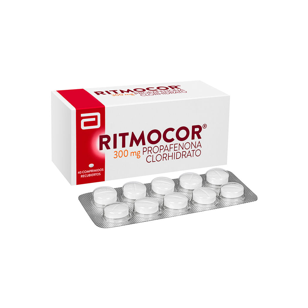 Ritmocor Comprimidos 300 mg x 40 (Propafenona)