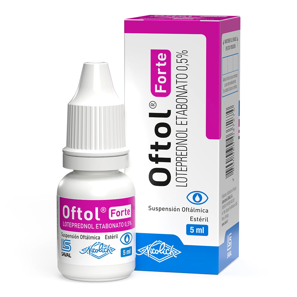 Oftol Fuerte Sus Oftálmica 0,5% x 5 ml (Loteprednol)
