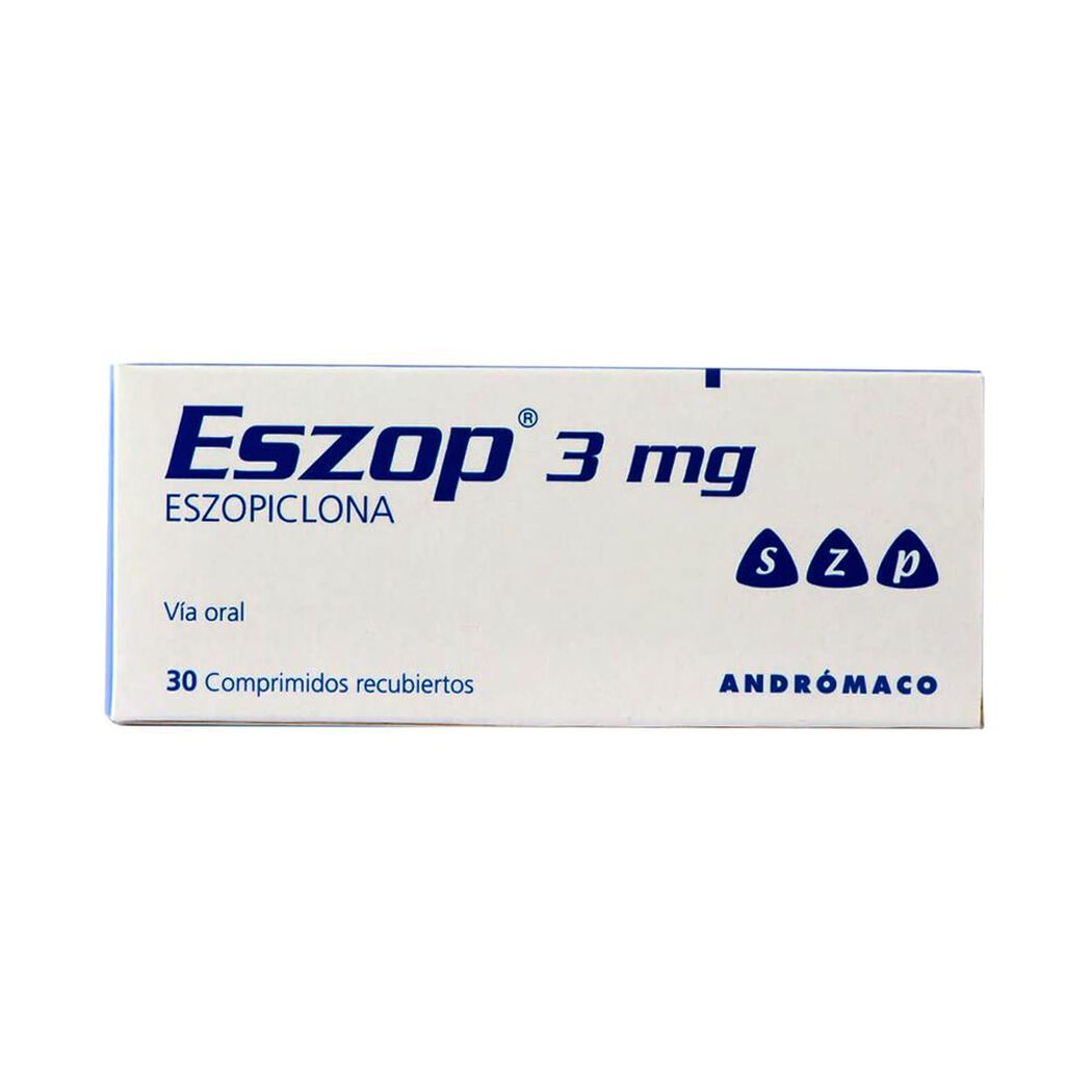 Eszop Comprimidos 3 mg x 30 (Eszopiclona)