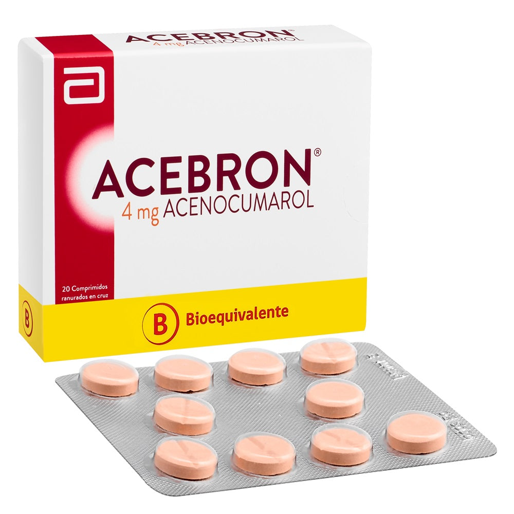 Acebron Comprimidos 4 mg x 20 (Acenocumarol)