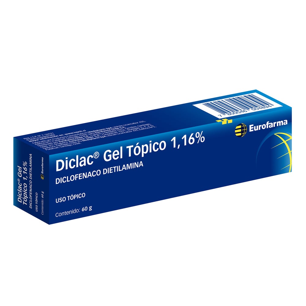 Diclac Gel 1,16% x 60 Gr (Diclofenaco)