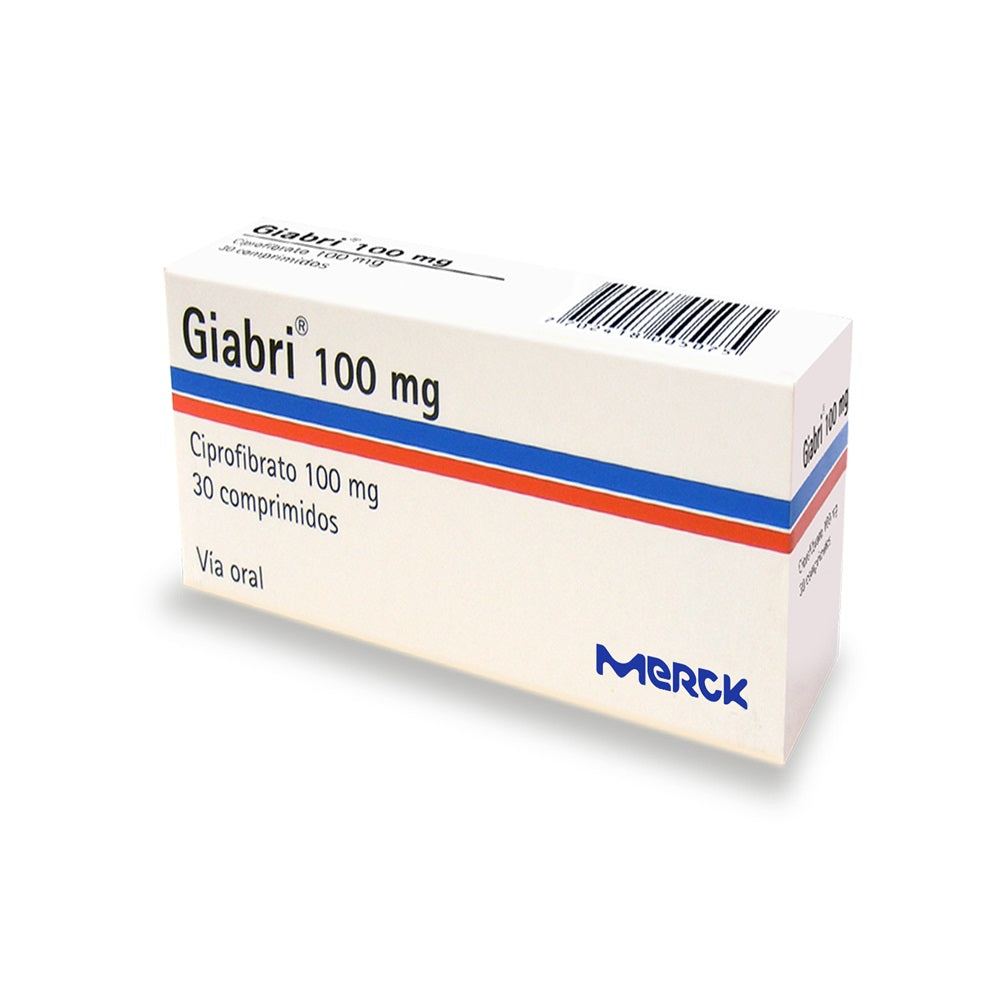 Giabri Comprimidos 100 mg x 30 (Ciprofibrato)