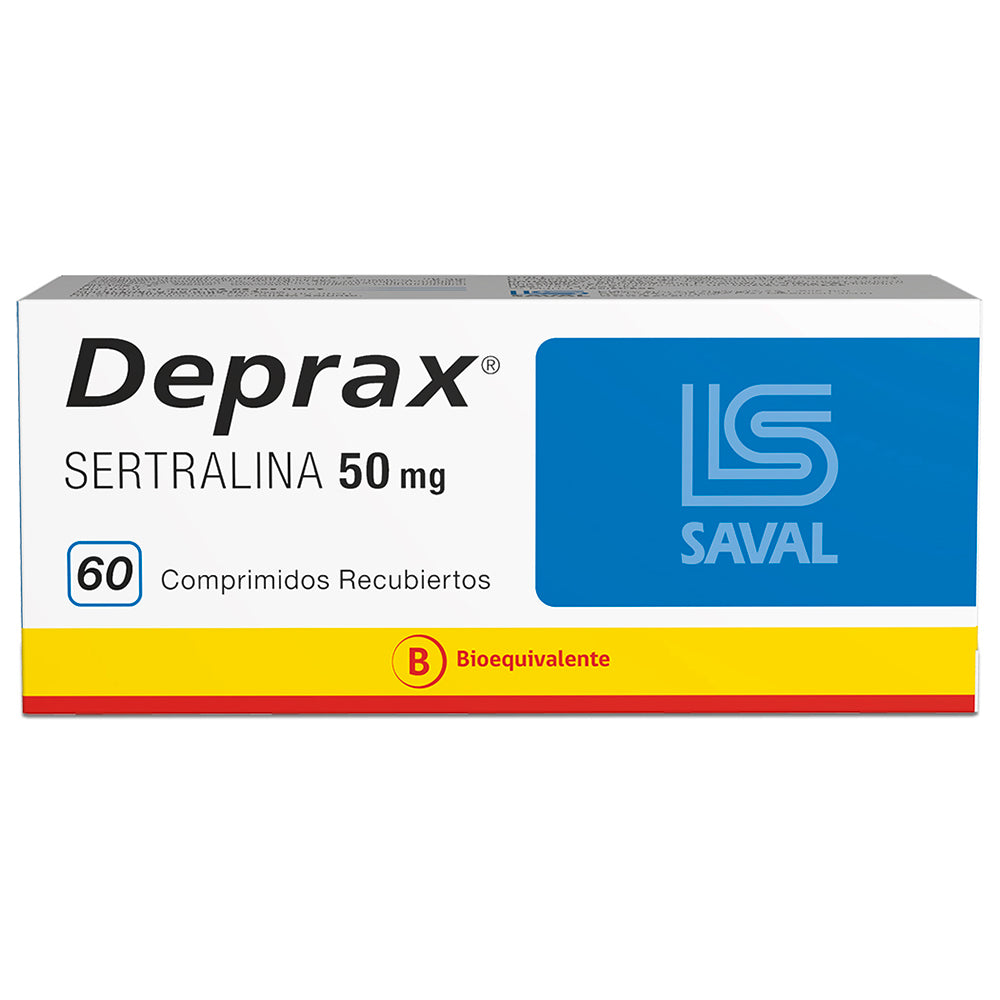 Deprax Comprimidos 50 mg x 60 (Sertralina)