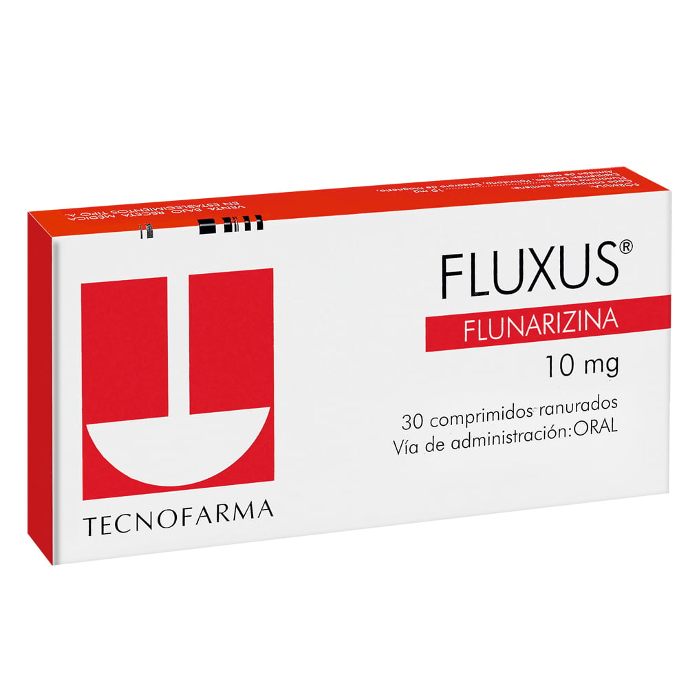 Fluxus Comprimidos 10 mg x 30 (Flunarizina)
