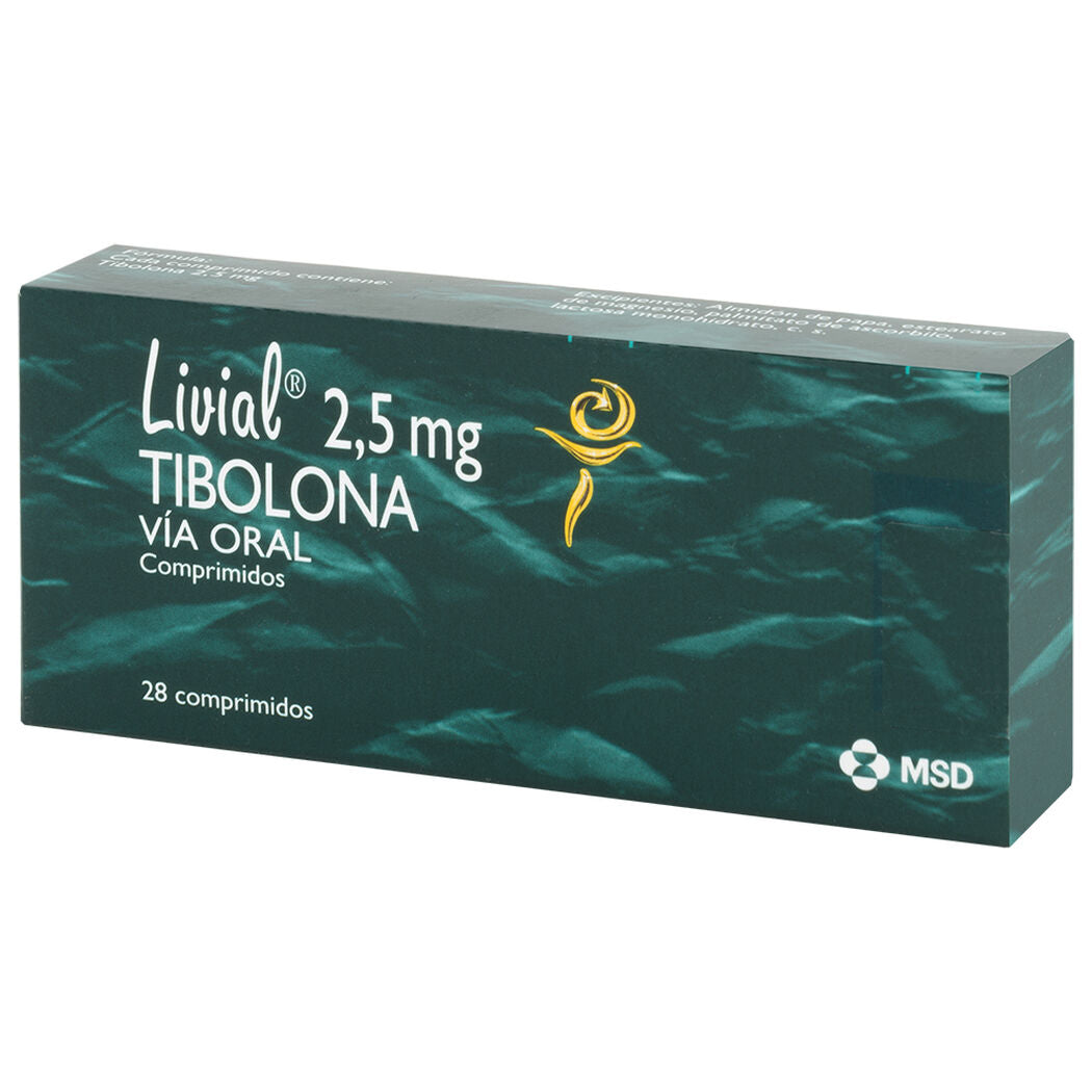 Livial Comprimidos 2,5 mg x 28 (Tibolona)
