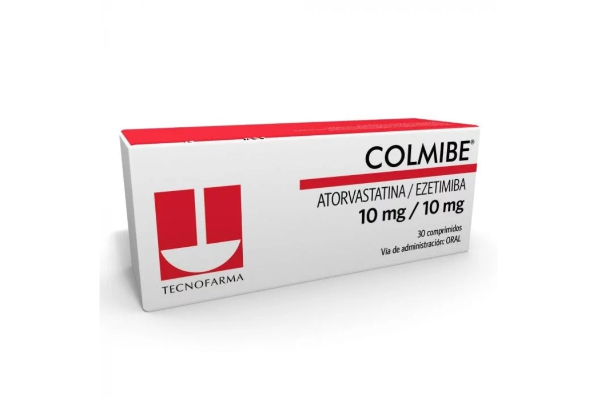 Colmibe Comprimidos 10mg/10mg x 30 (Ezetimibe/Atorvastatina)