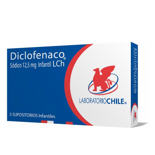 Diclofenaco Inf Supositorios 12,5 mg x 5 Chile