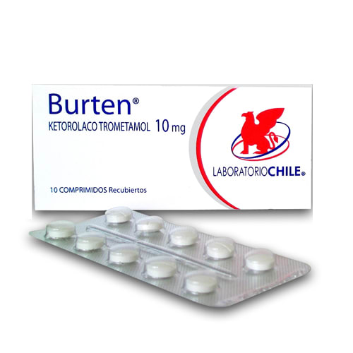 Burten Sl Comprimidos 10 mg x 10 (Ketorolaco)