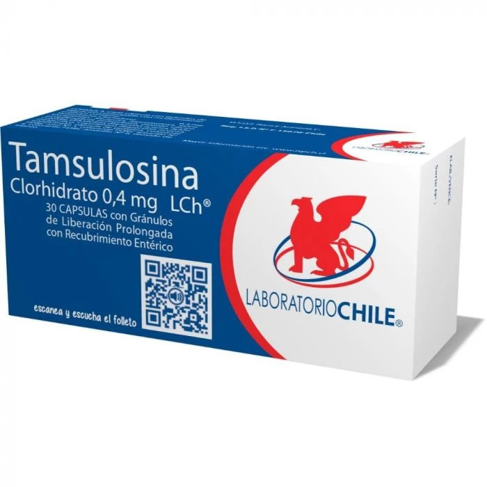 Tamsulosina Cápsulas 0,4 mg x 30 Chile