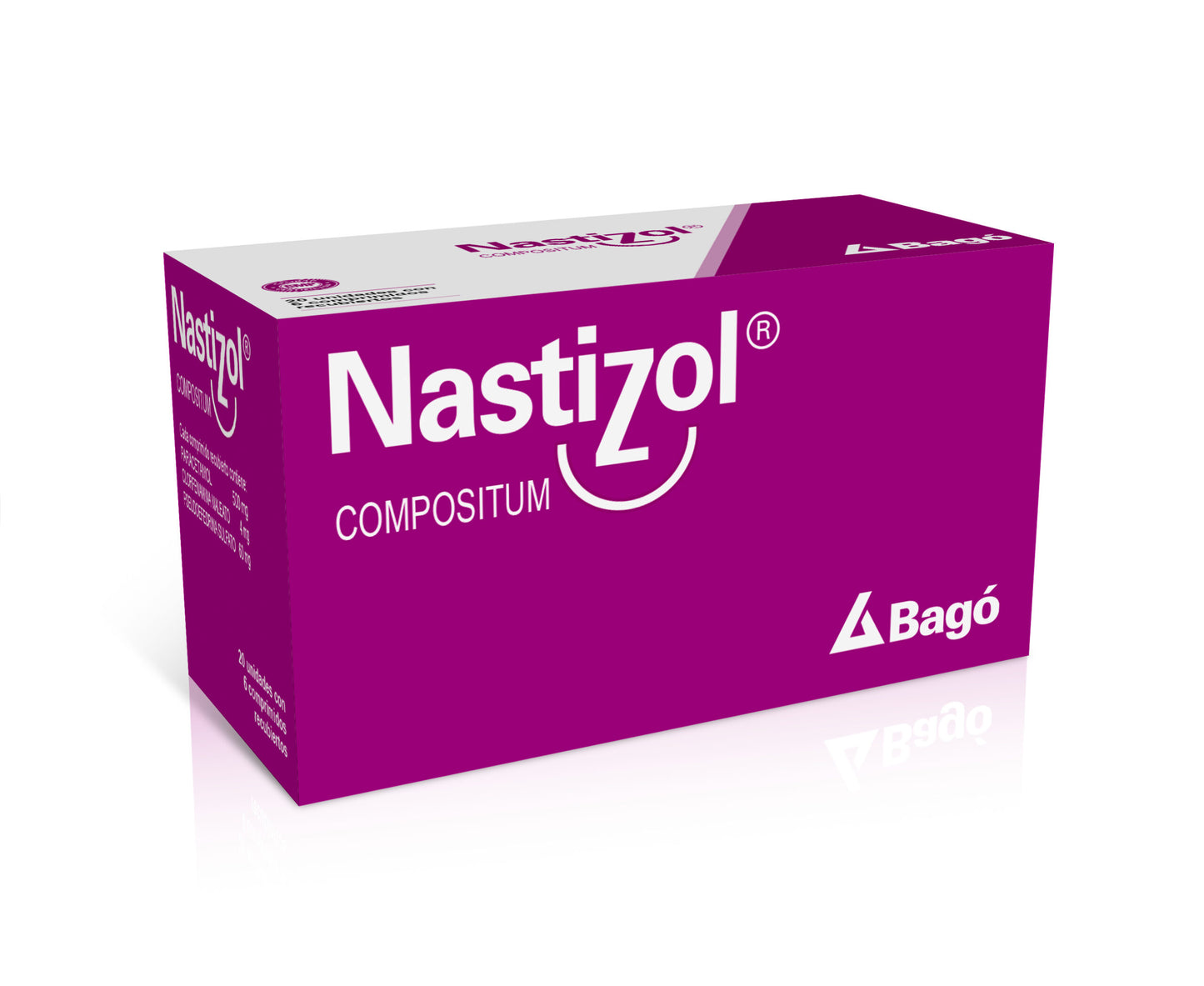 Nastizol Cmpt Comprimidos x 6 (Caj x 20) (Pseudoef/Paracetamol/Clorfenamina)