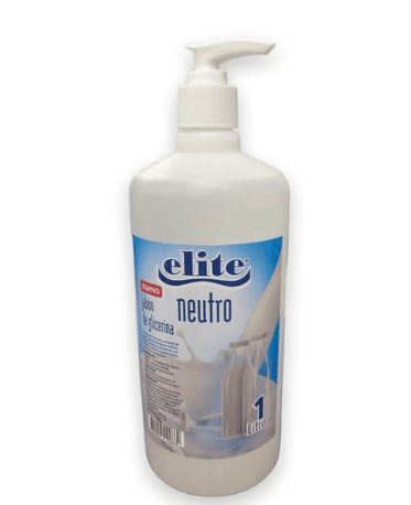 Jabon Neutro Glicerina C/Valvula x 1 Lt Elite (Jabon Liquido)