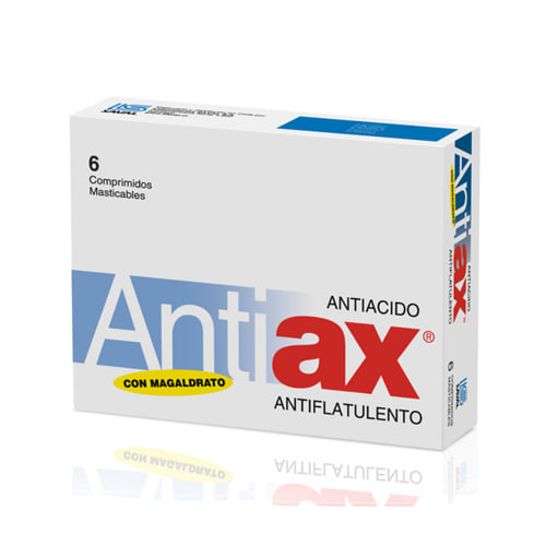 Antiax Comprimidos x 60 (Magaldrato / Simeticona)