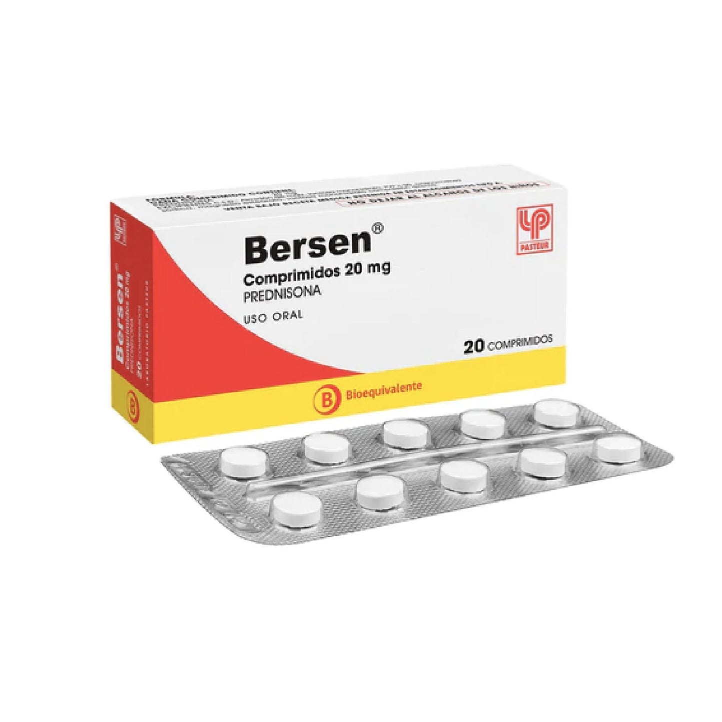 Bersen Comprimidos 20 mg x 20 (Prednisona)