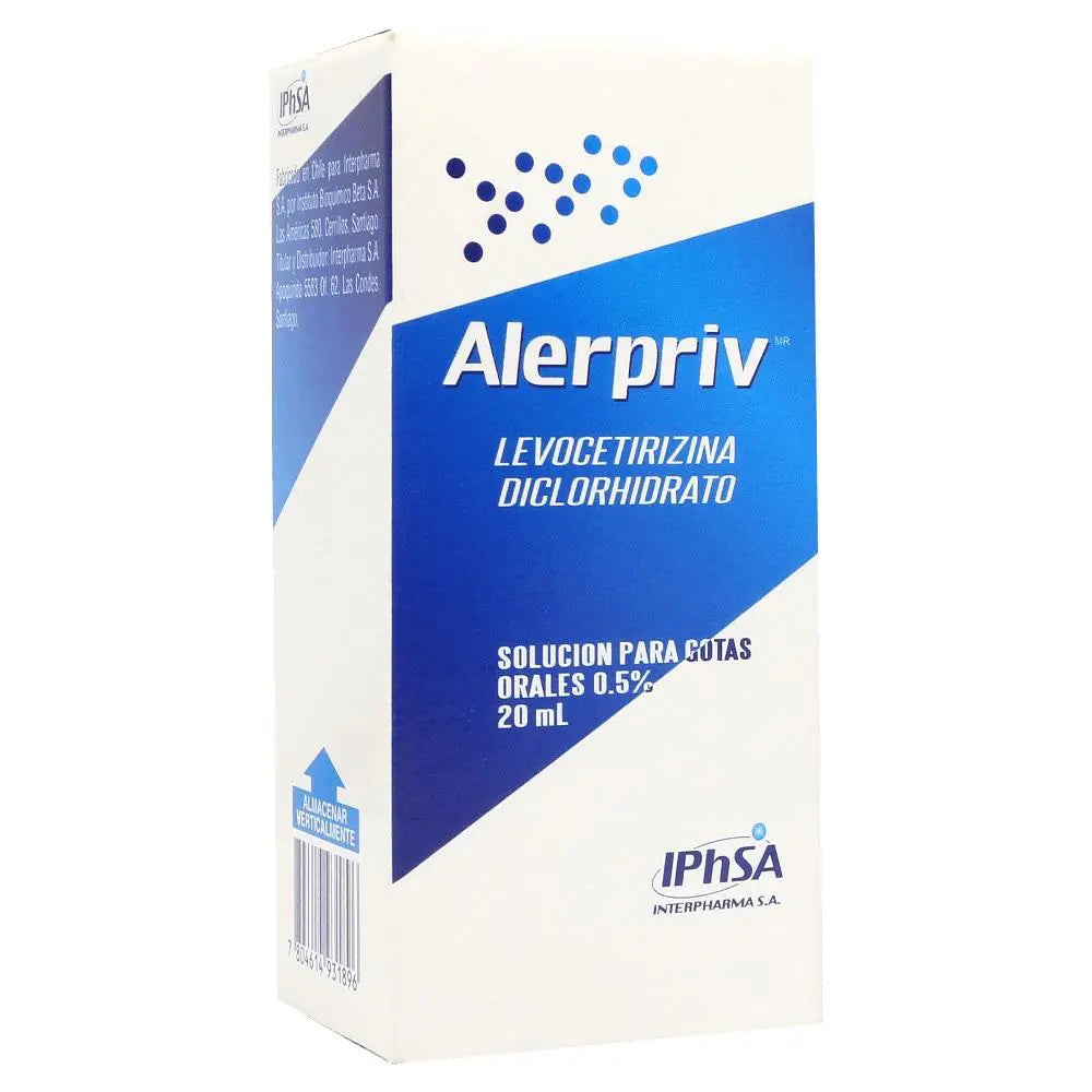 Alerpriv Gotas 0,5% x 20 ml (Levocetirizina)