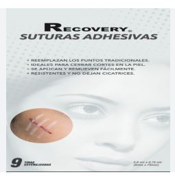 Suturas Adhesivas x 9 Unidades Recovery