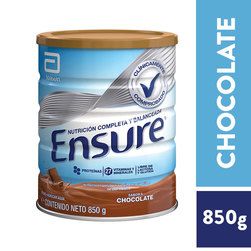 Ensure Fos Chocolate Polvo x 850 Gr (Vitaminas Y Suplementos)