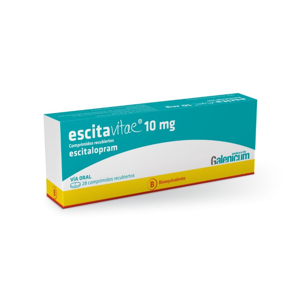 Escitavitae Comprimidos 10 mg x 28 (Escitalopram)