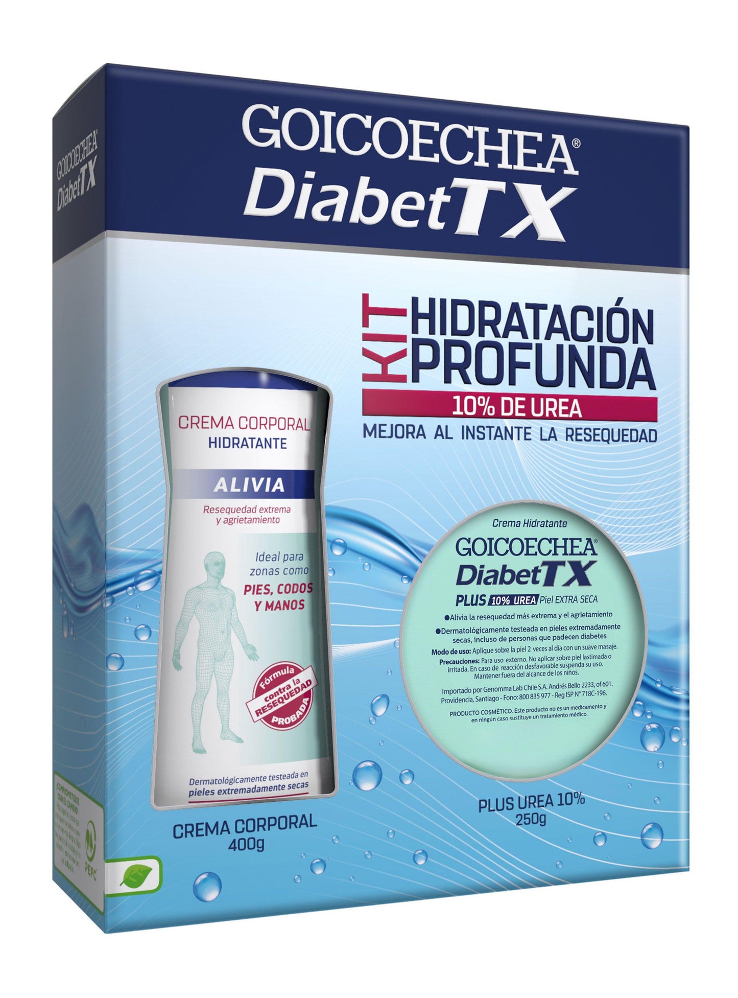 Goicoechea Diabet Tx Emulsion x 400 x 2 Pack (Cuidado Corporal)