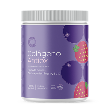 Colageno Antiox Polvo Batido x 300 Gr Cascara Foods (Colageno + Biotina + Vitamina A + Vit C + Vit E)