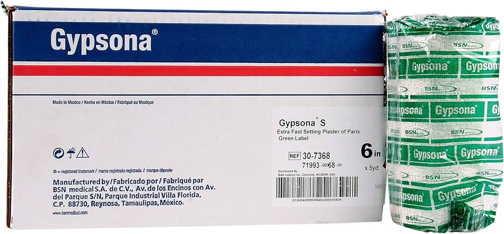 Venda Yeso Gypsona 12,5 Cm x 3 Metros x 1 Unidades (Vendas)