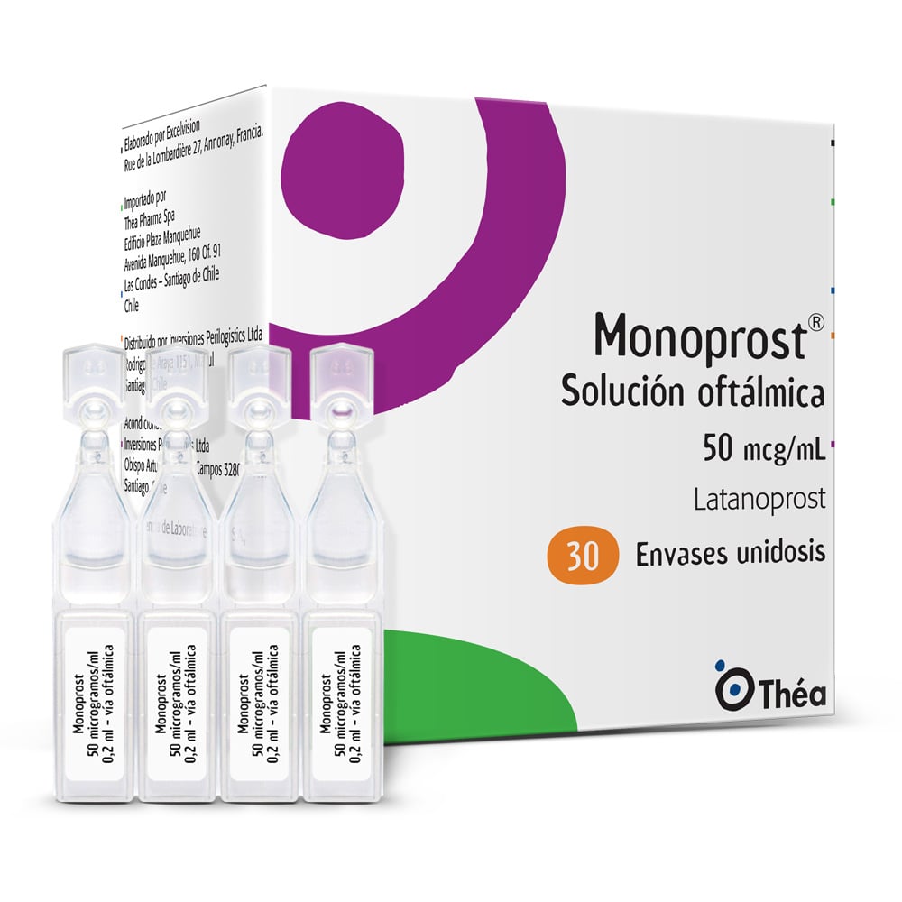 Monoprost Solución Oftálmica 50mcg/ml x 30 (Latanoprost)
