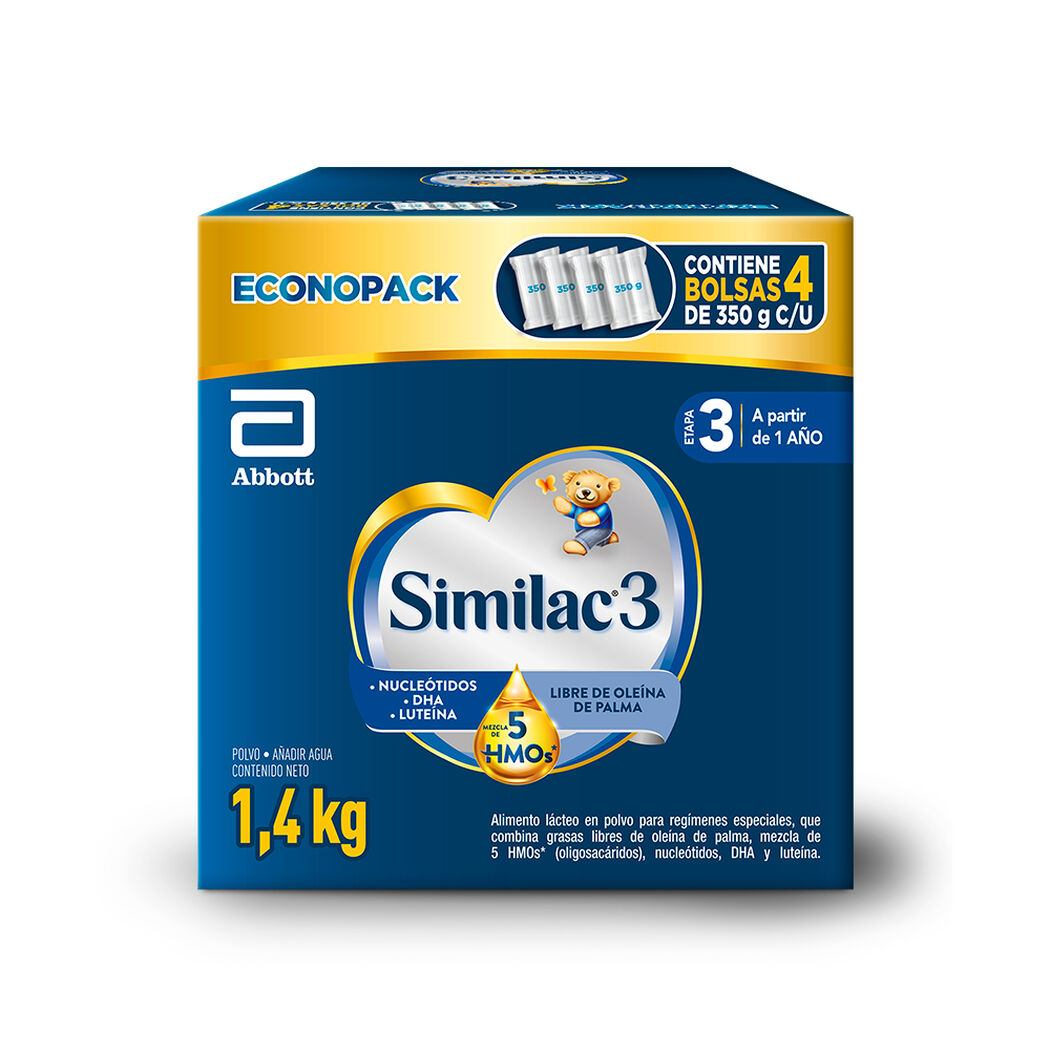 Similac 3 Polvo x 1.400 Gr (Leches Y Formulas)