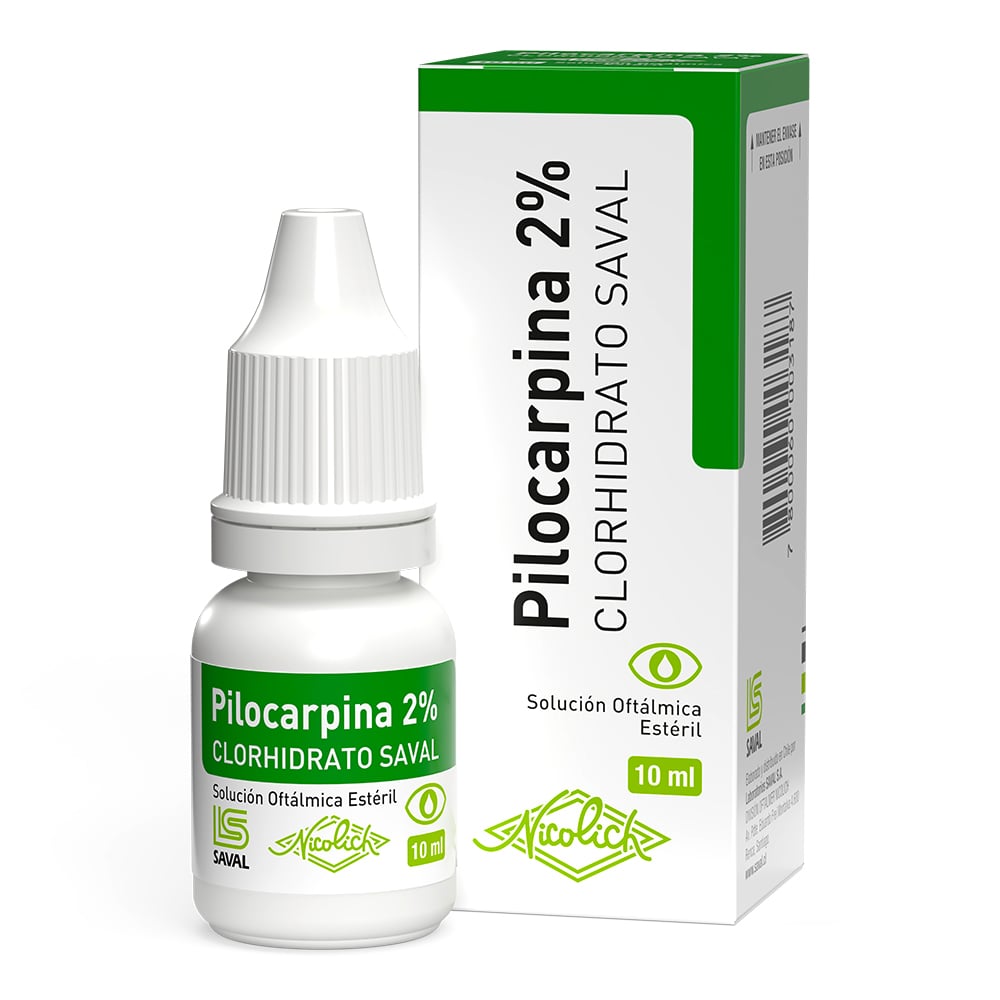 Pilocarpina Solución Oftálmica 2% x 10 ml