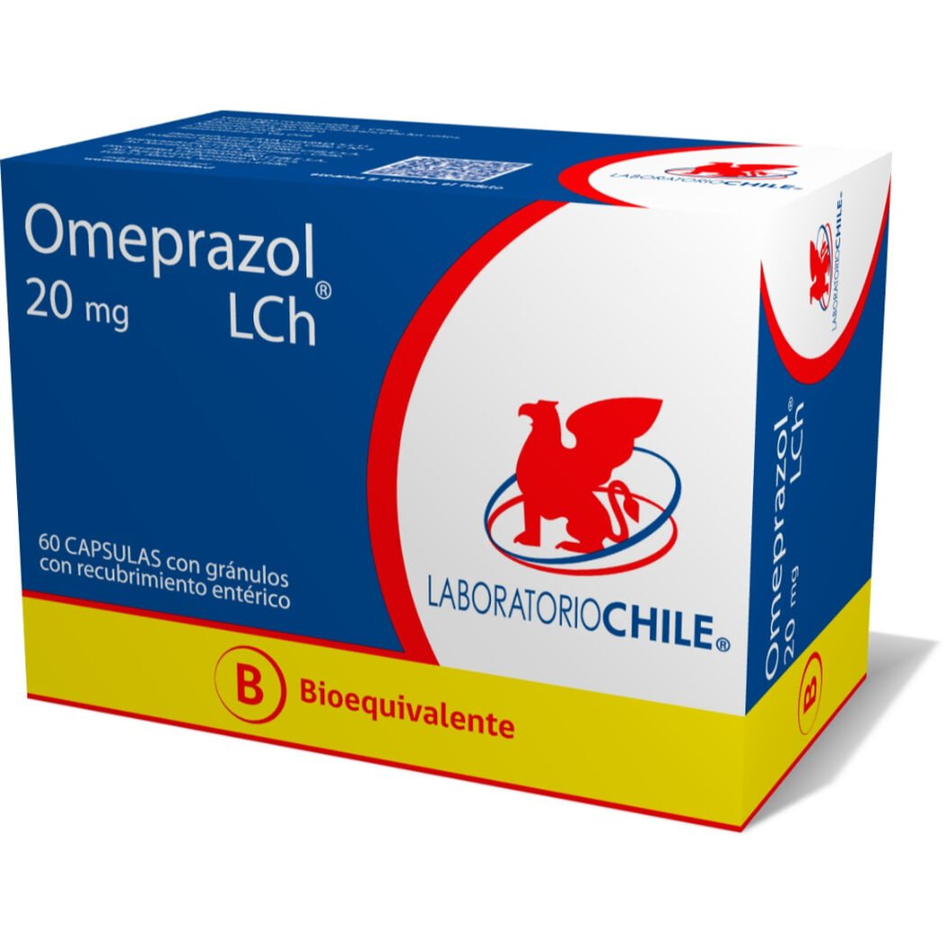 Omeprazol Cápsulas 20 mg x 60 Chile