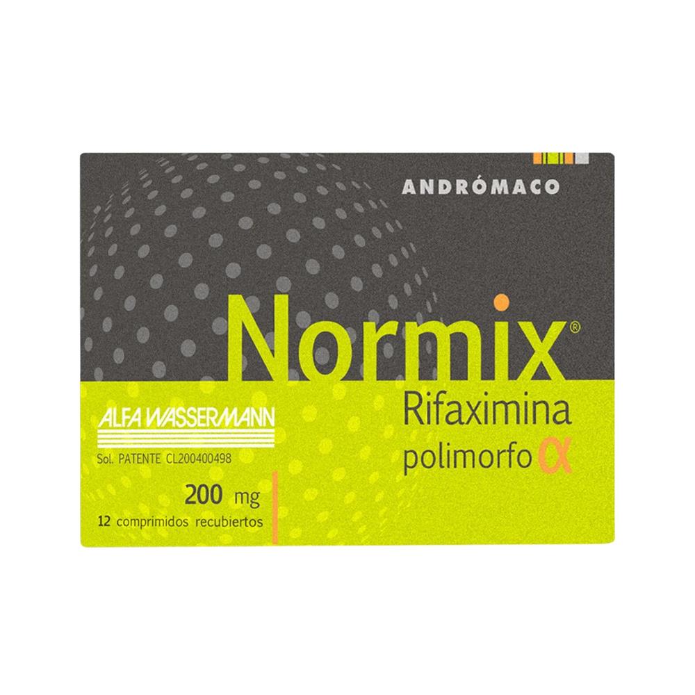 Normix Tabletas 200 mg x 12 (Rifaximina)
