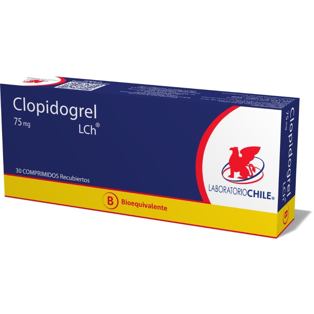 Clopidogrel Comprimidos 75 mg x 30 Chile