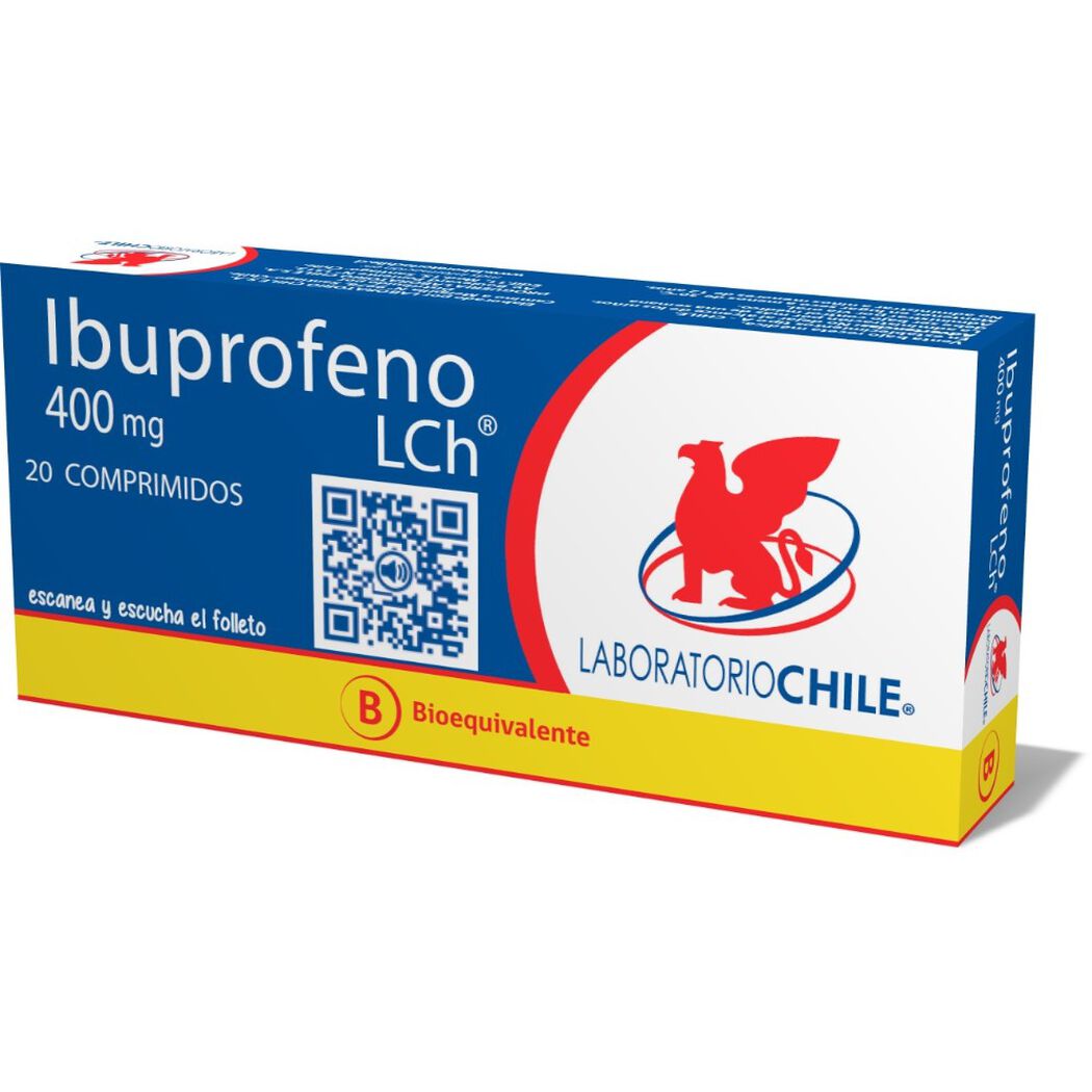 Ibuprofeno Comprimidos 400 mg x 20 Chile