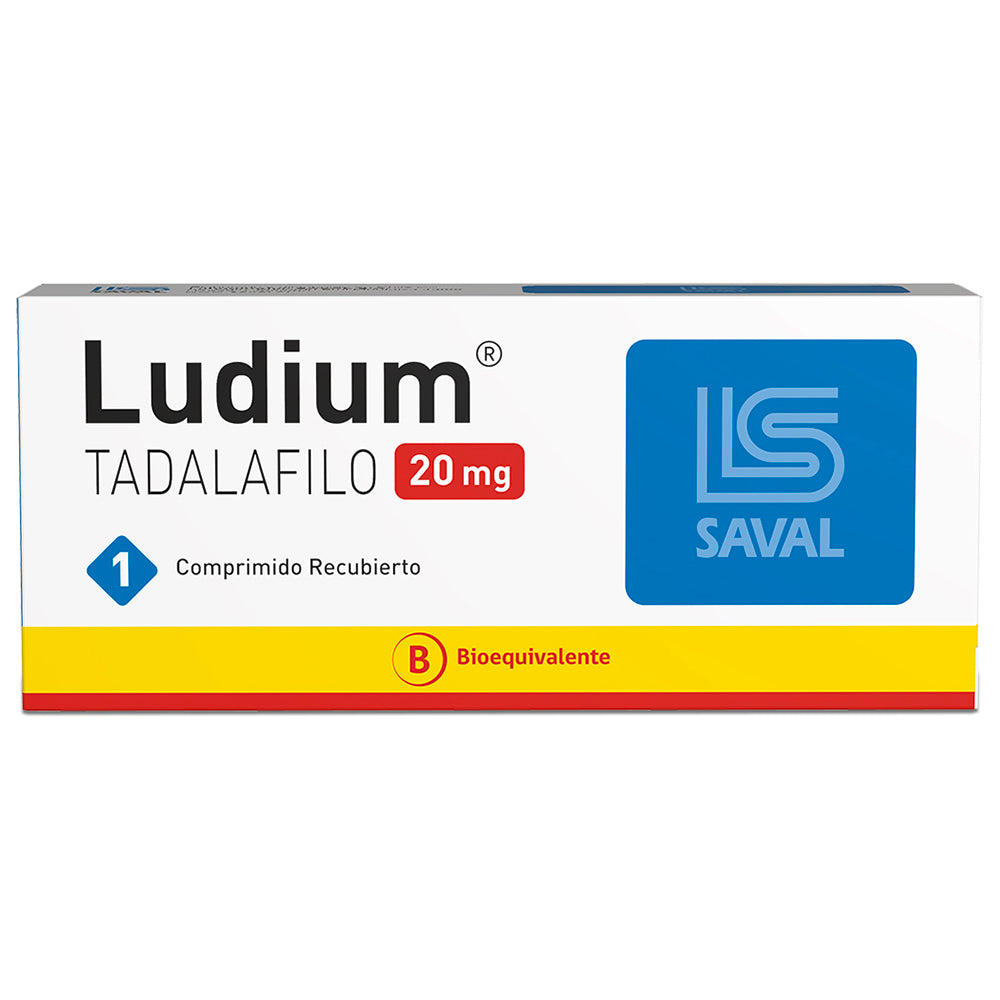 Ludium Comprimidos 20 mg x 1 (Tadalafilo)