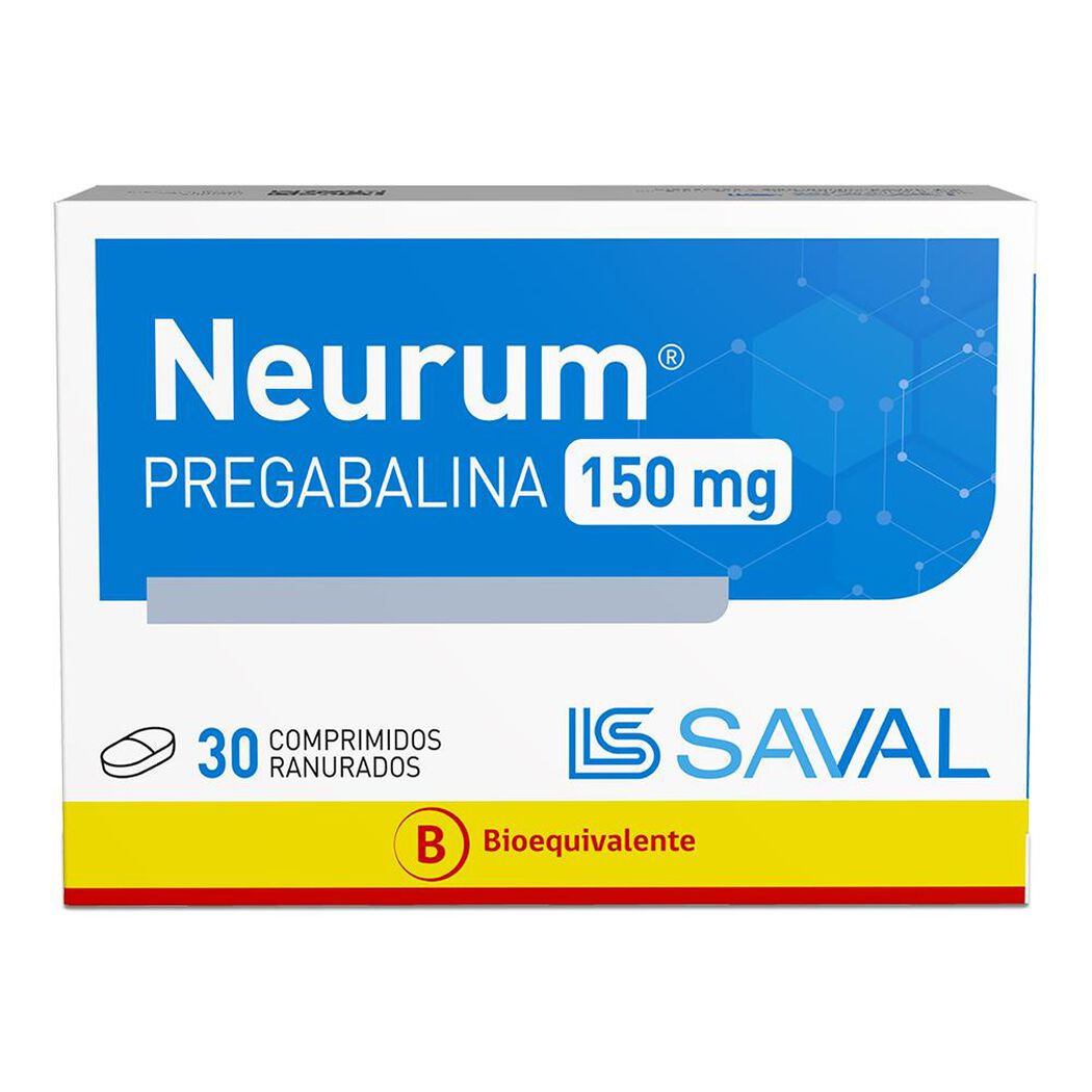 Neurum Comprimidos 150 mg x 30 (Pregabalina)