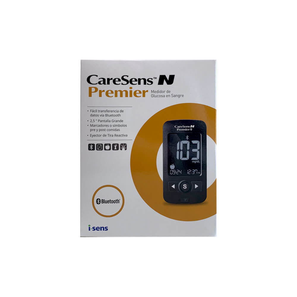 Glucometro Medidor Glucosa N Premier Ble Caresens