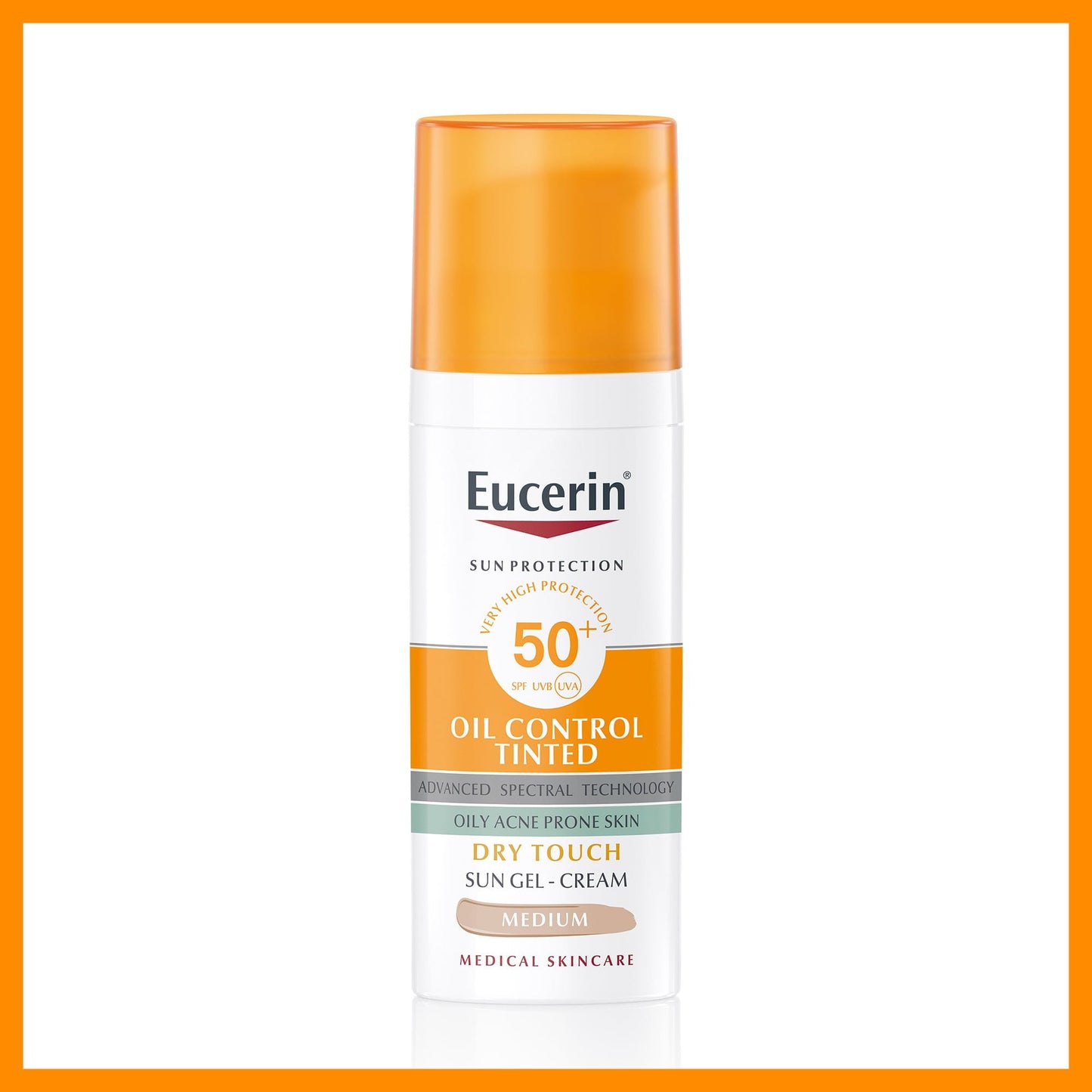 Eucerin Oil Control Tinted Facial Tono Claro Fps 50