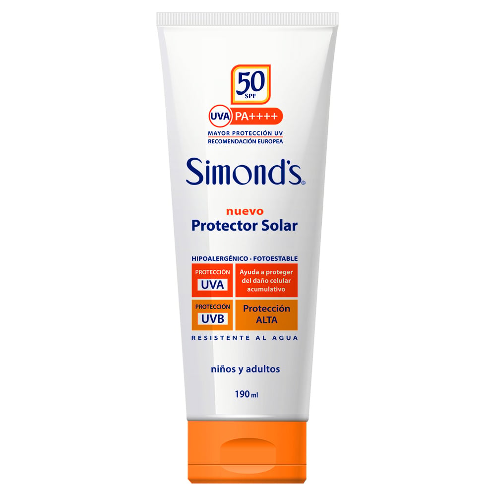 Simonds Fps 50 Protector Crema Pomo x 190 Gr (Proteccion Solar)