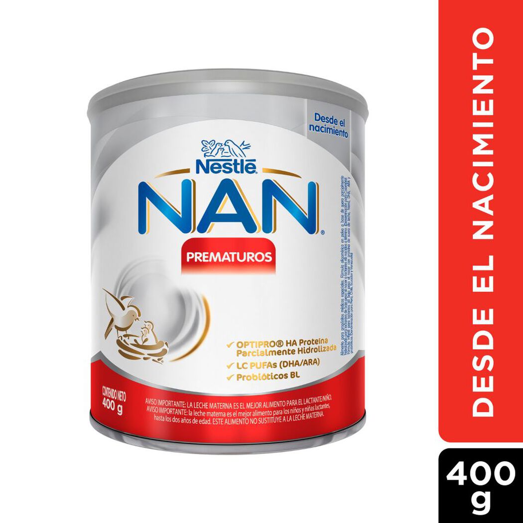 Nan Prematuros Polvo x 400 Gr (Leches Y Formulas)