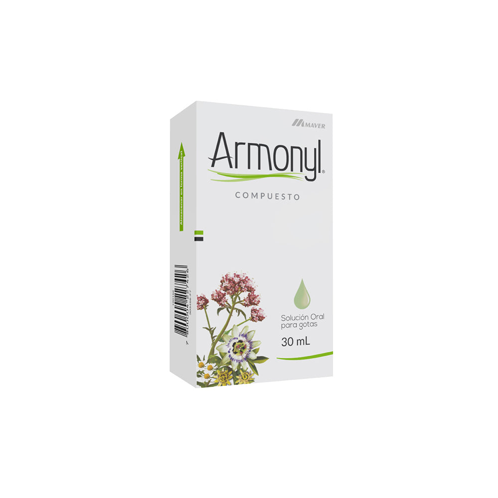 Armonyl Cmpt Gotas x 30 ml (Pasiflora/Valeriana/Crataegus)