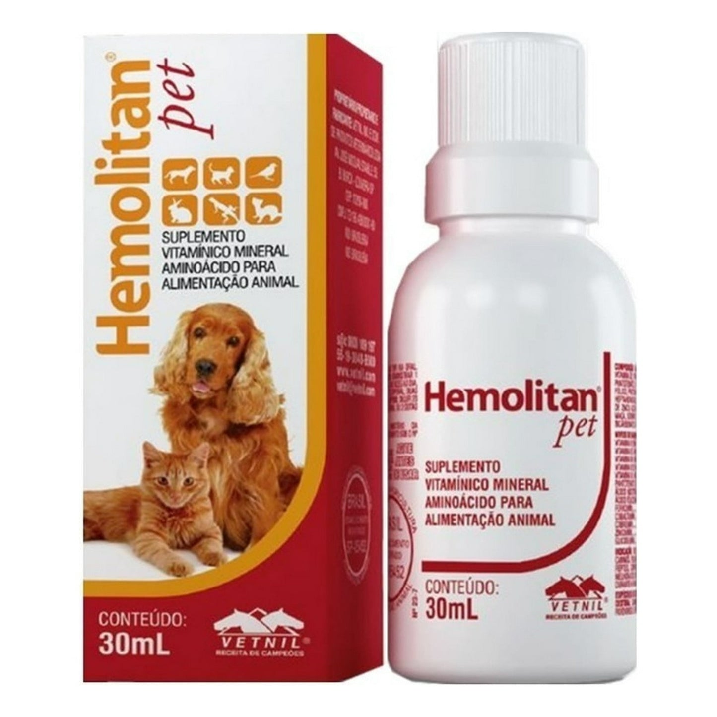 Hemolitan Pet Solución x 30 ml (Vitaminas Y Suplementos)