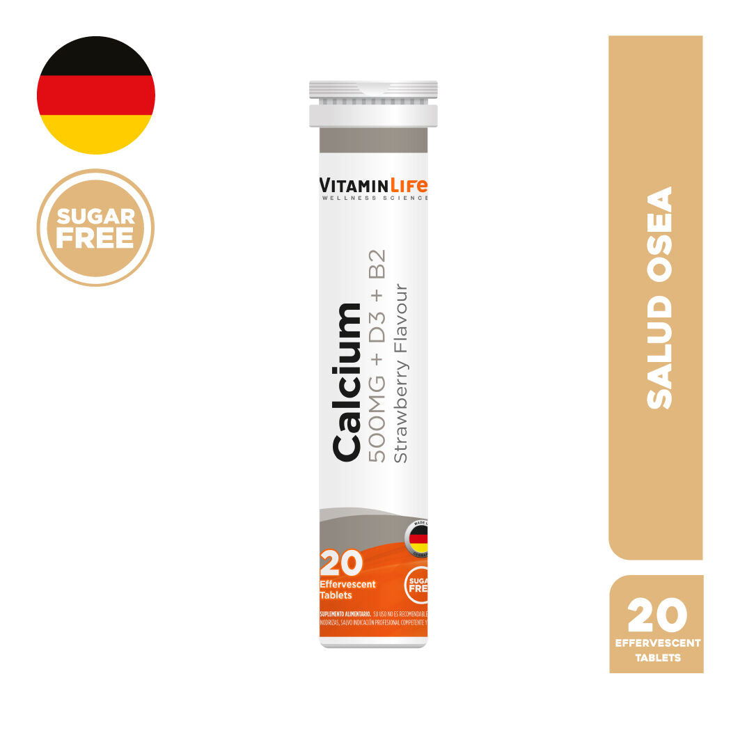 Calcium mg + Vit C Tabletas Ef x 20 Easylife (Calcio/Magnesio/Vitamina C)