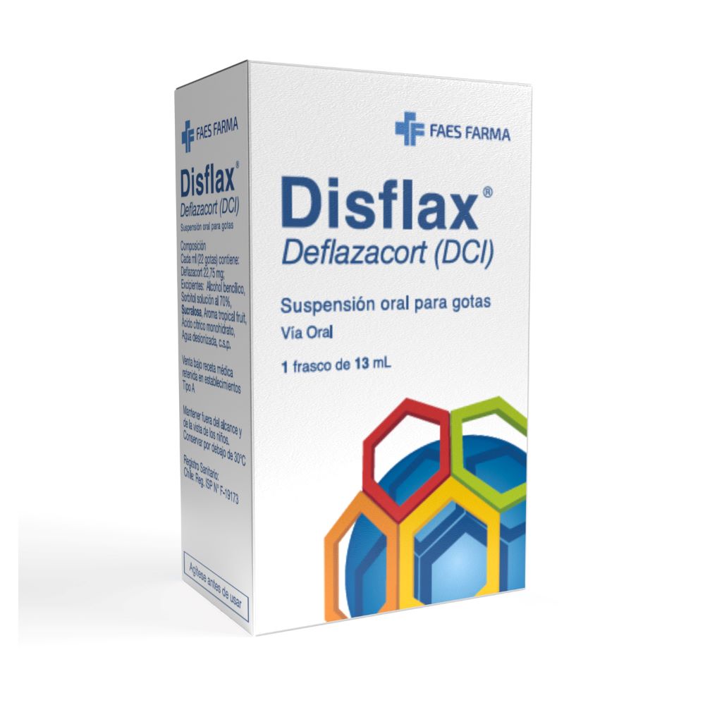 Disflax Gotas x 13 ml (Deflazacort)