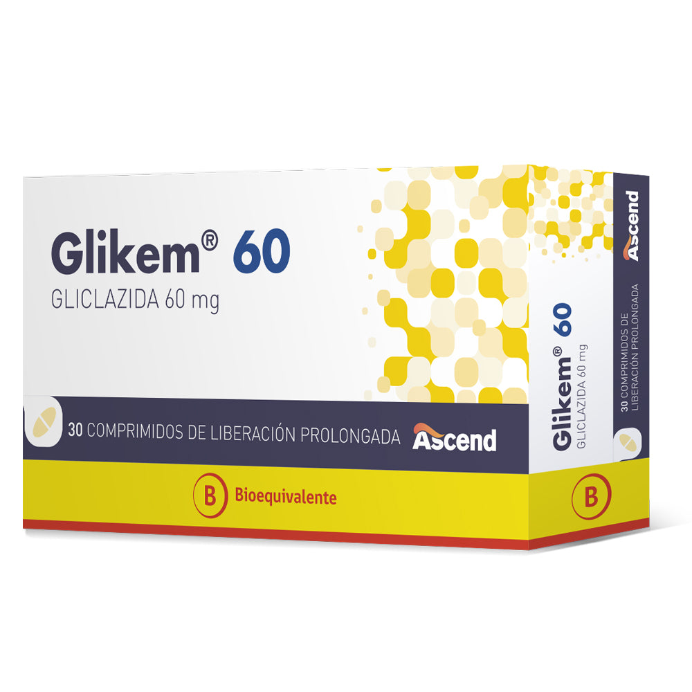 Glikem Comprimidos 60 mg x 30 (Glicazida)