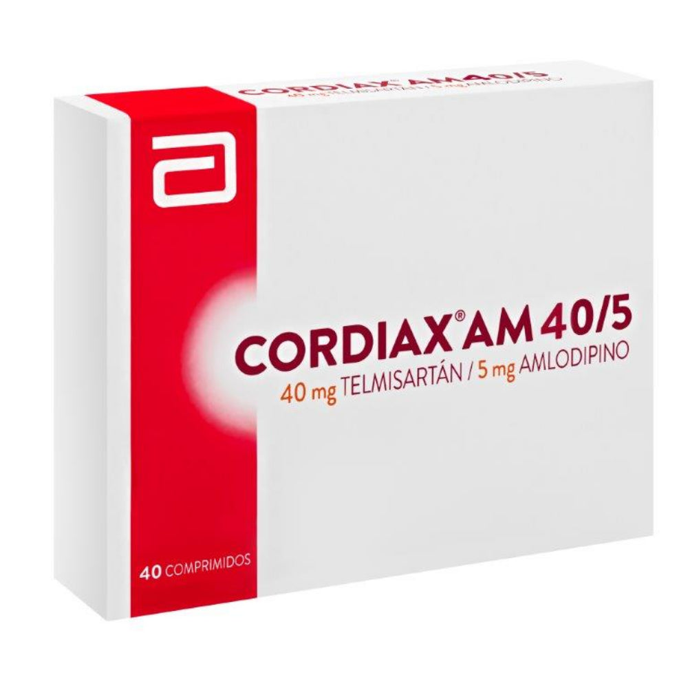 Cordiax Am Comprimidos 40/5 mg x 40 (Telmisartan/Amlodipino)