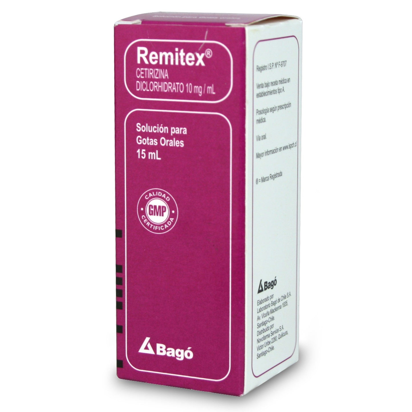 Remitex Gotas 10mg/ml x 15 ml (Cetirizina)